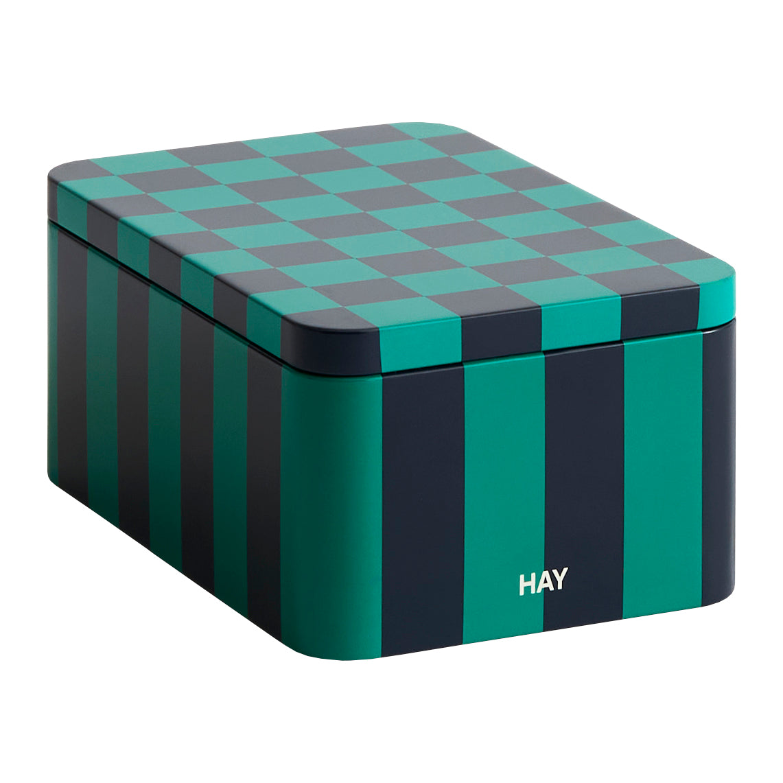 HAY Tin Voorraadblik Small - Green / Blue