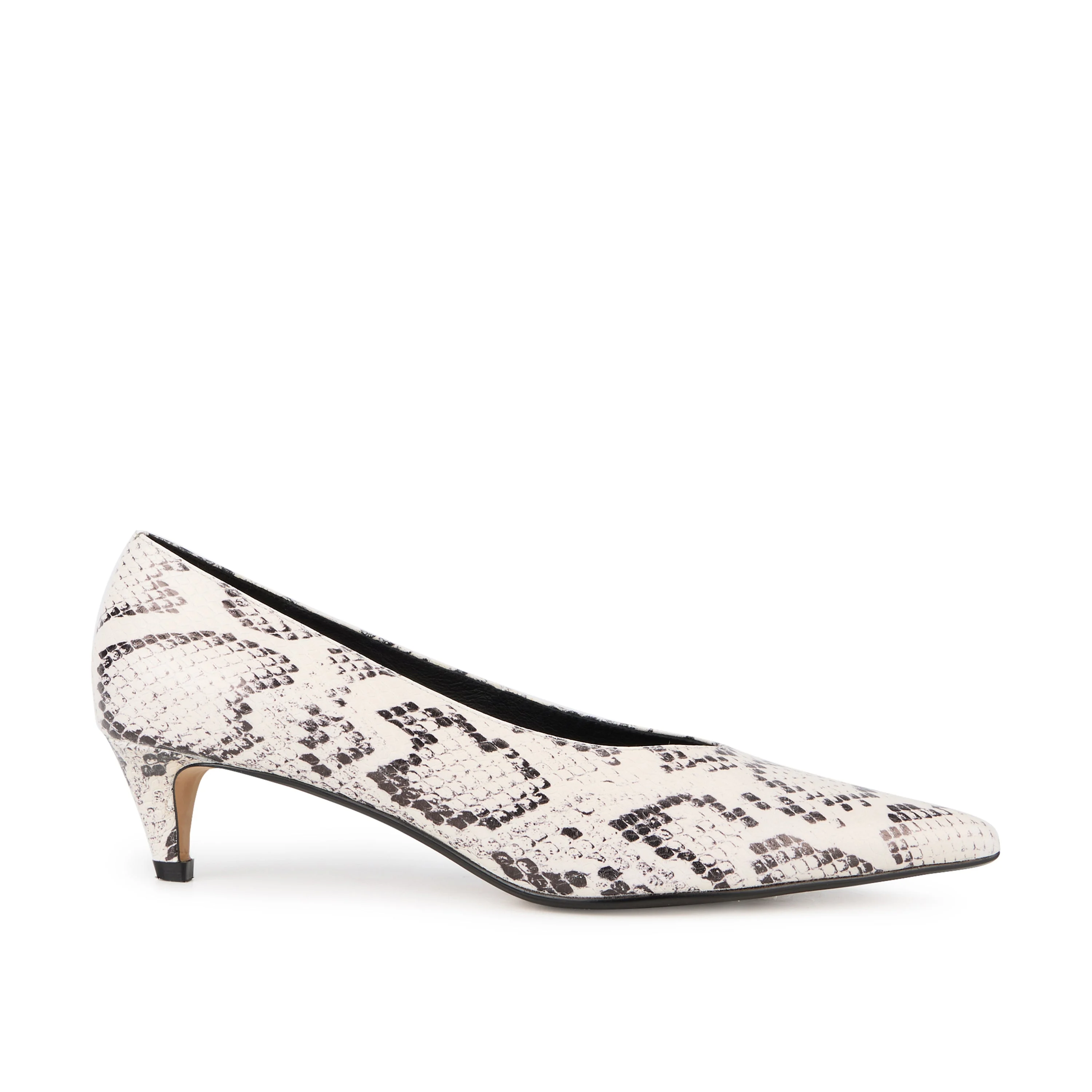 MARTA CUIR FAÇON PYTHON ET - Escarpins en cuir | Multicolore