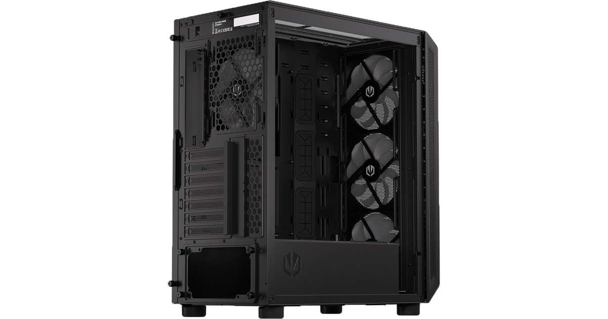 ENDORFYArx 500 ARGB big tower behuizing  (Zwart | 2x USB-A | 1x USB-C | RGB | Window)
