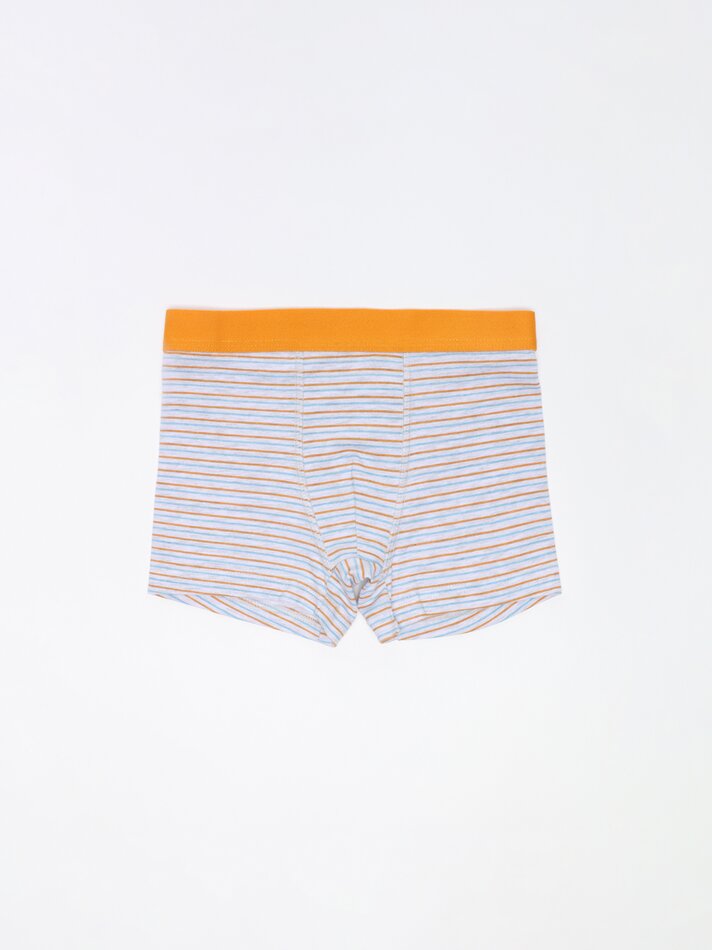 Pacote com 7 cuecas boxer estampadas - Cores Variadas