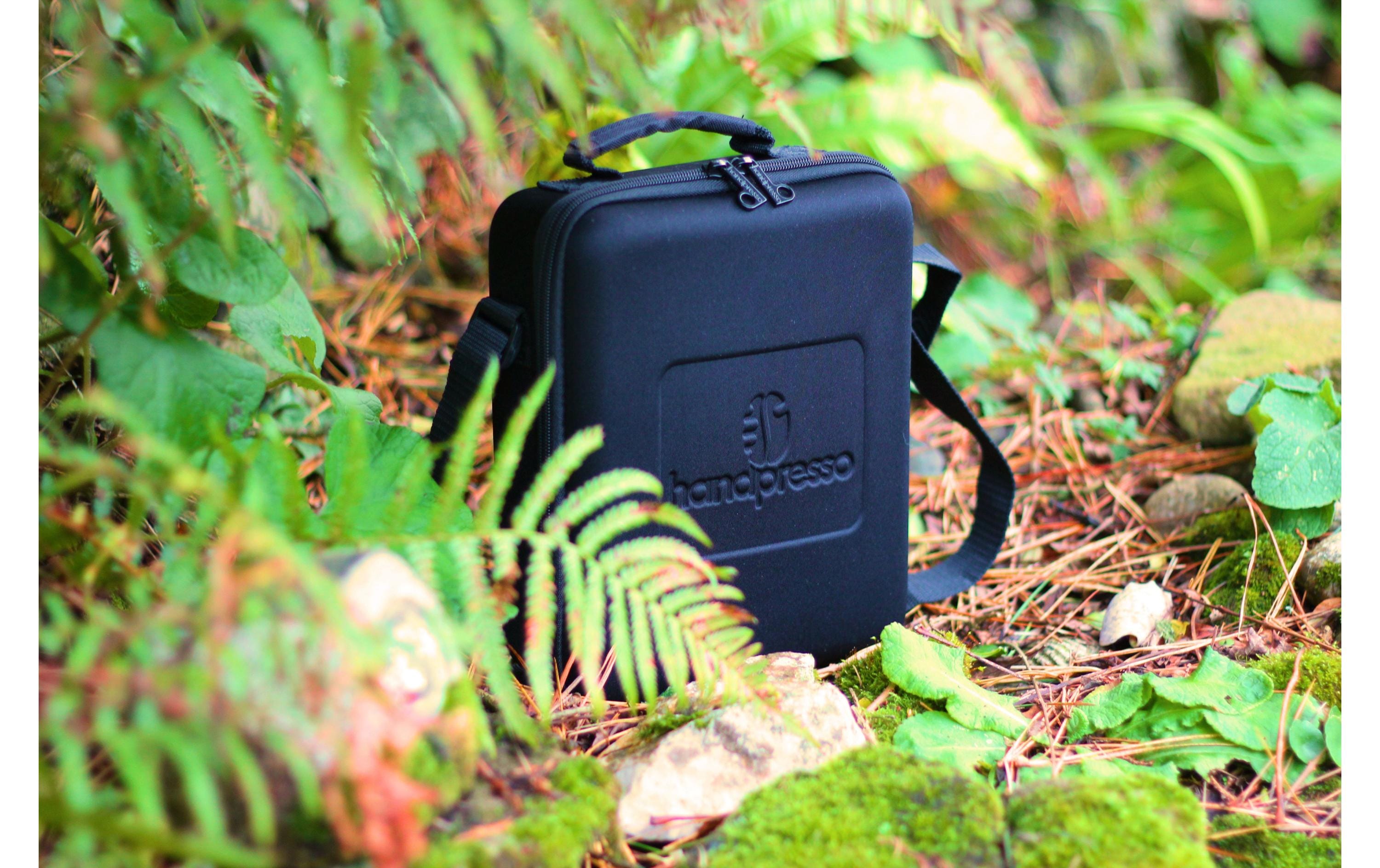 Reisekaffeemaschine Outdoor Set Hybrid E.S.E. Pads<br>Set für mobilen Espresso-Genuss