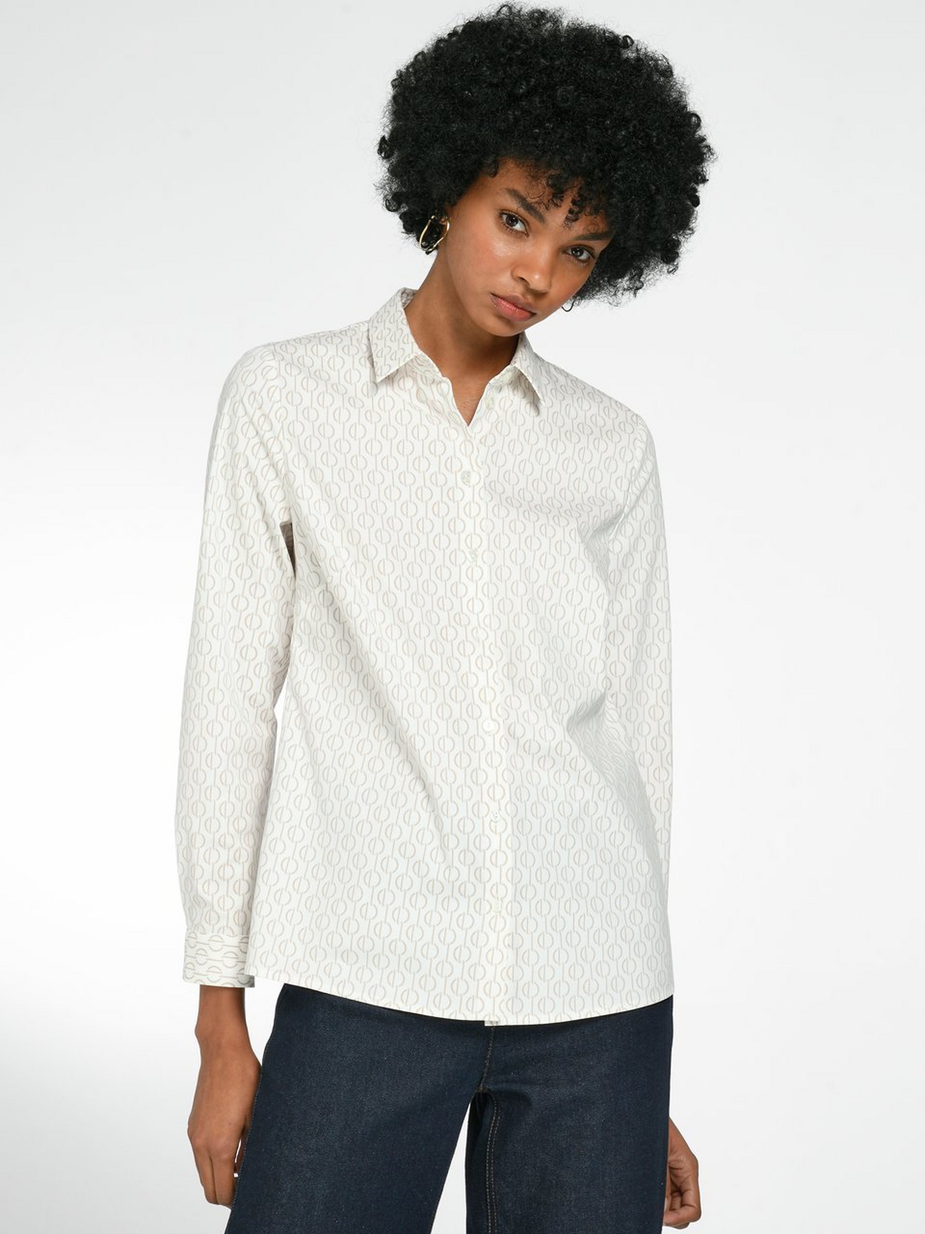 Bluse mit 1/1-Arm