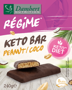 Damhert Regime Keto Bar - Peanut/Coco 240GR