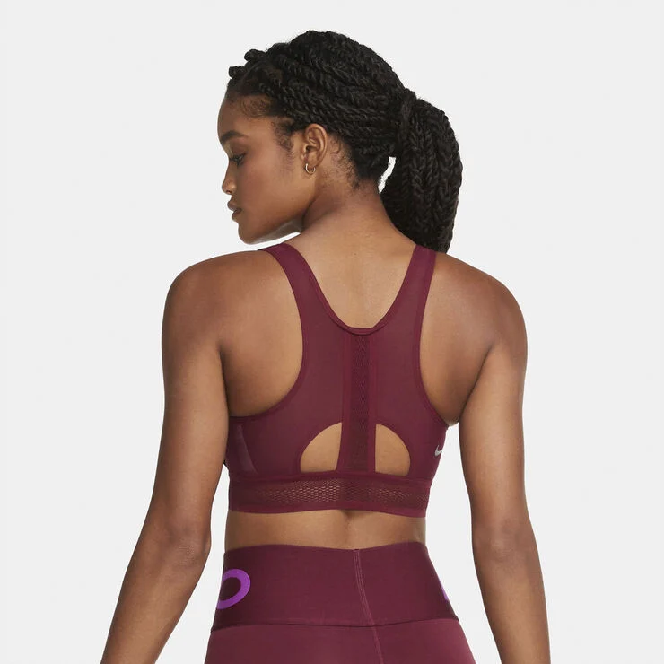 Nike Swoosh Ultrabreathe Medium Support Sports Bh Rød