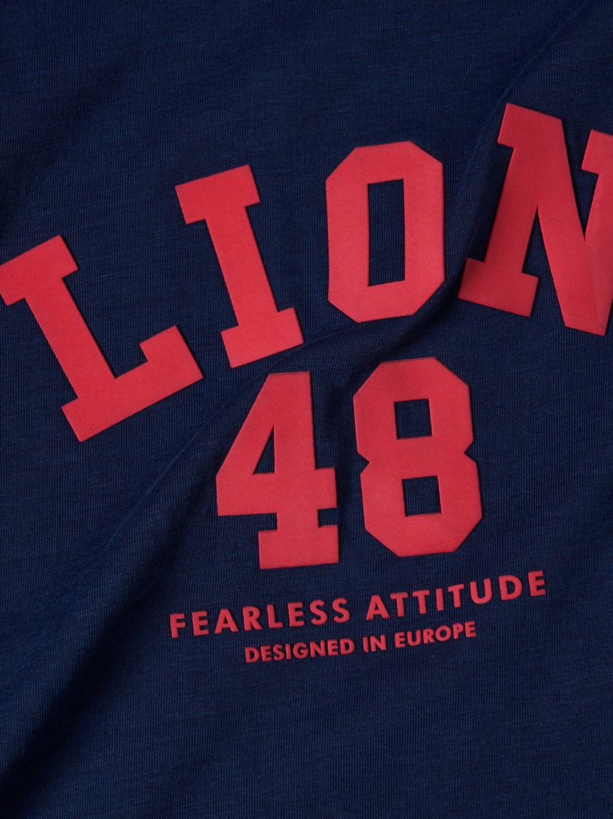 T-shirt de algodão com estampado