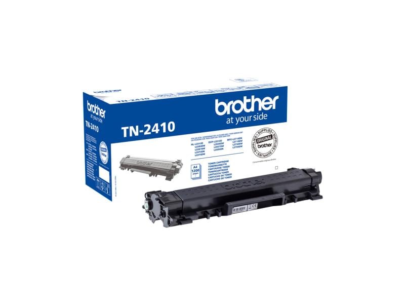 Brother Toner TN-2410 Black Toner, Black