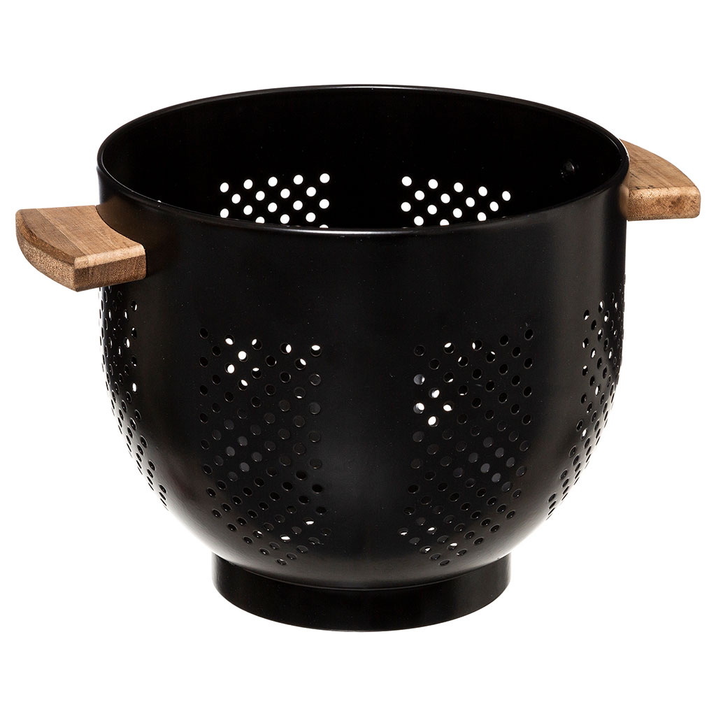 Passoire métal noir D 20cm