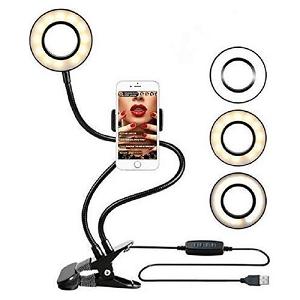 ANNEAU DE LUMIERE POUR VIDEO ET SUPPORT TEL 46.5CM