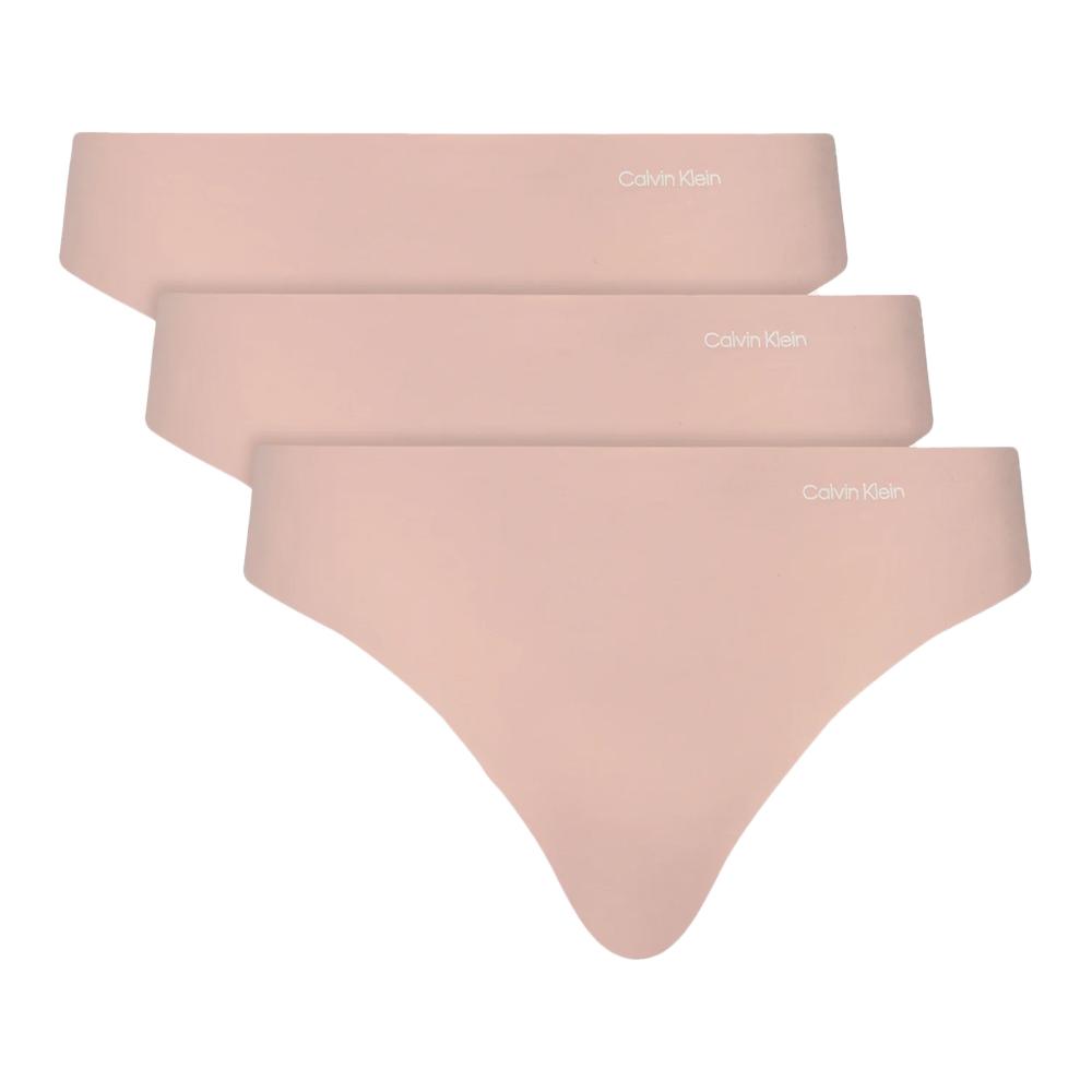 Calvin Klein Jeans Lot de 3 Strings Rose Femme Calvin Klein Jeans Thong