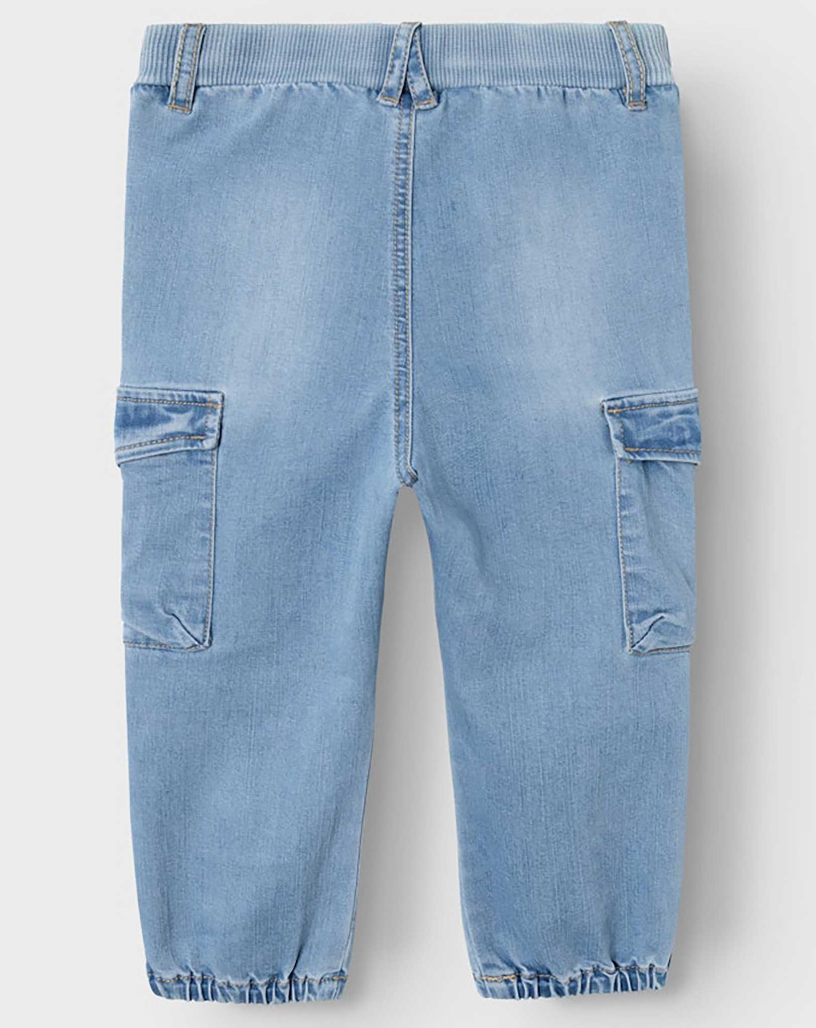 Cargo-Jeans NMMBEN BAGGY R 9770-YT in medium blue denim