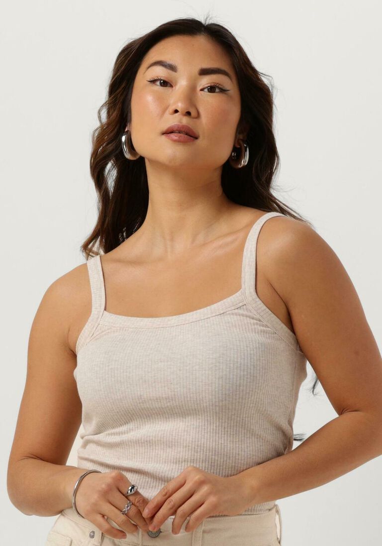 SELECTED FEMME beige selected femme top slfcelica anna strap tank top