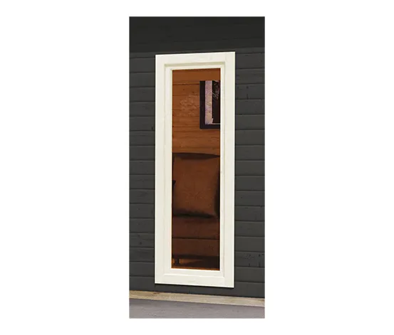 Karibu Premium-Gartenhaus, 38 mm (Altona 5), terragrau