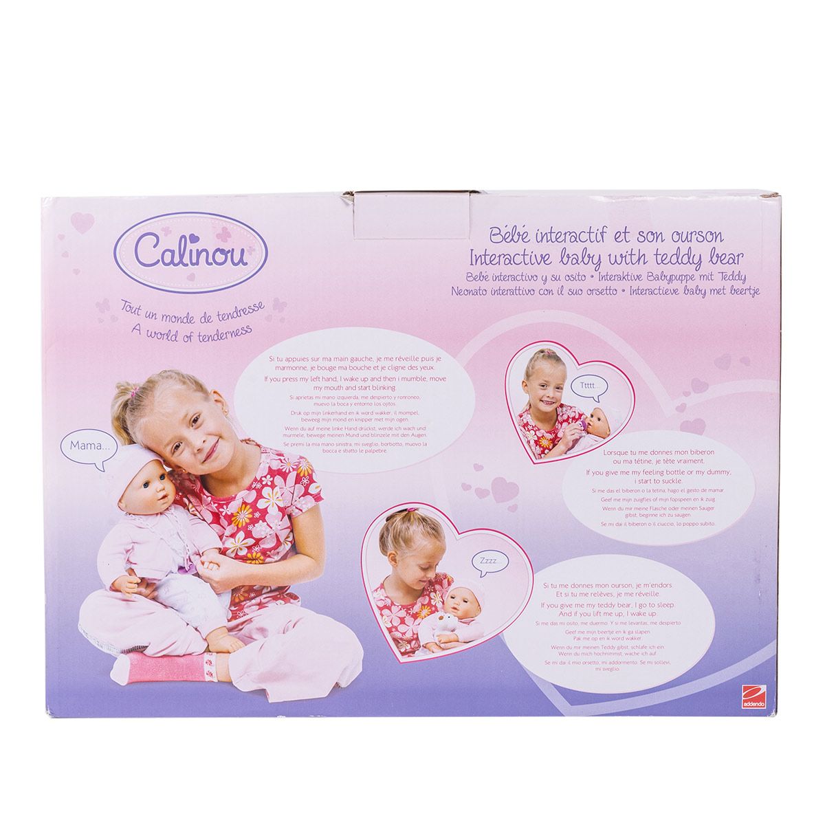 Bébé interactif et son ourson