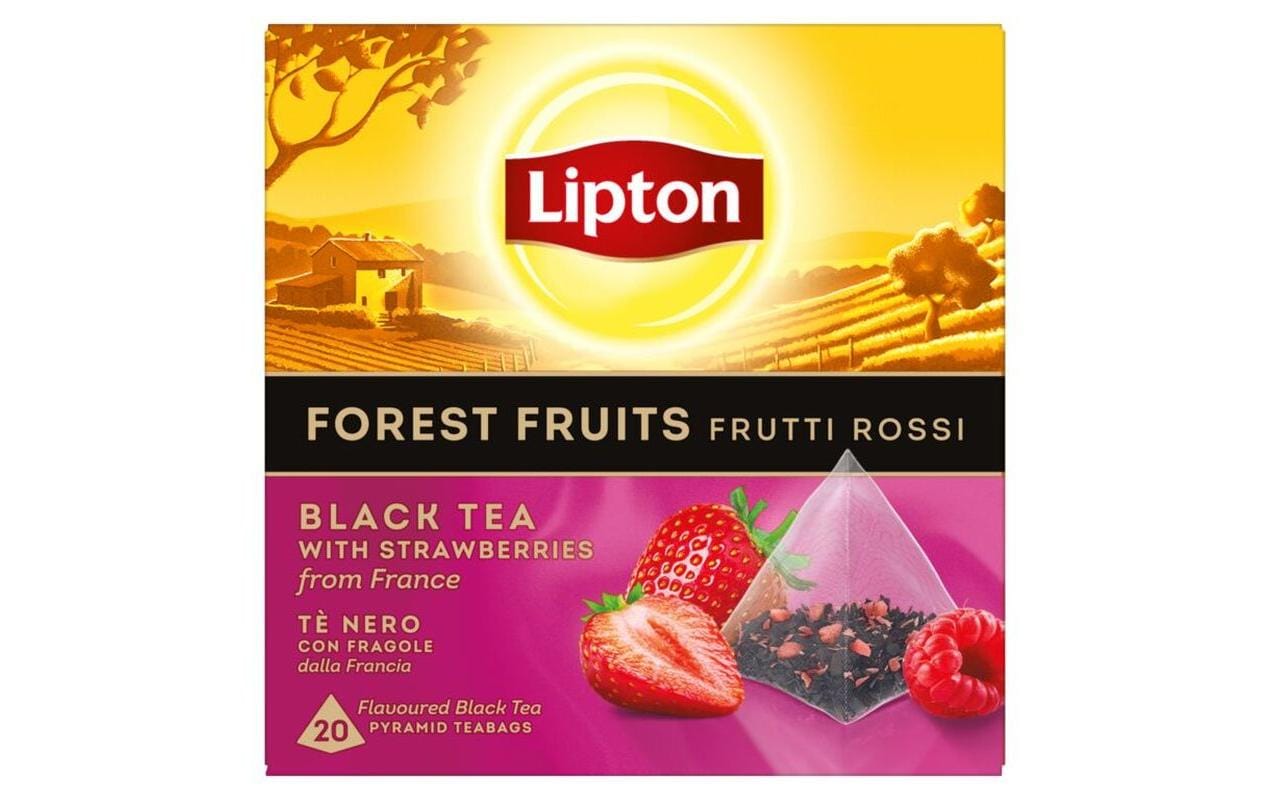 Teebeutel Schwarztee Forest Fruits 20 StückTee mit Erdbeeren aus Frankreich
