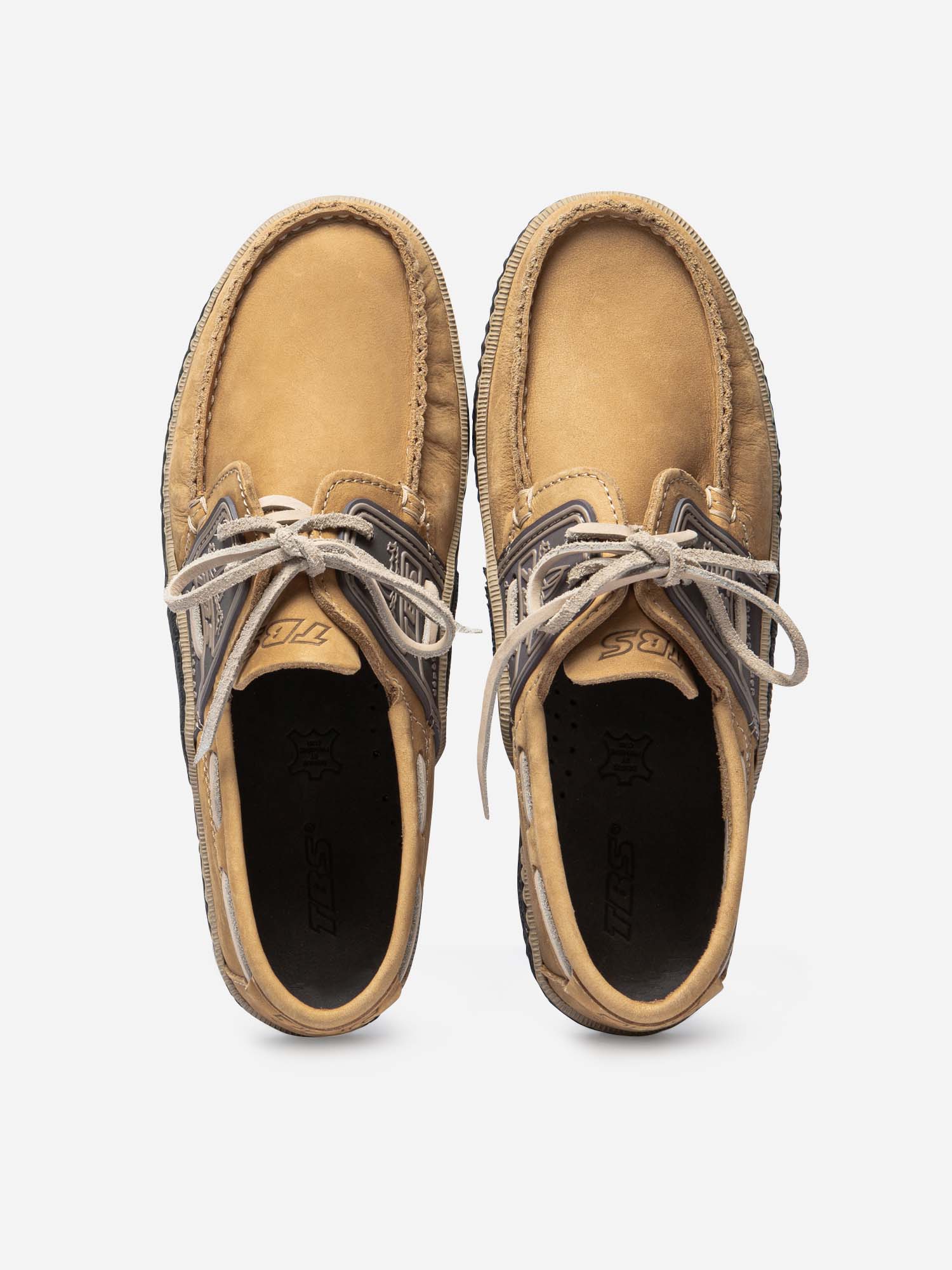 Chaussures Bateau Homme Cuir Camel