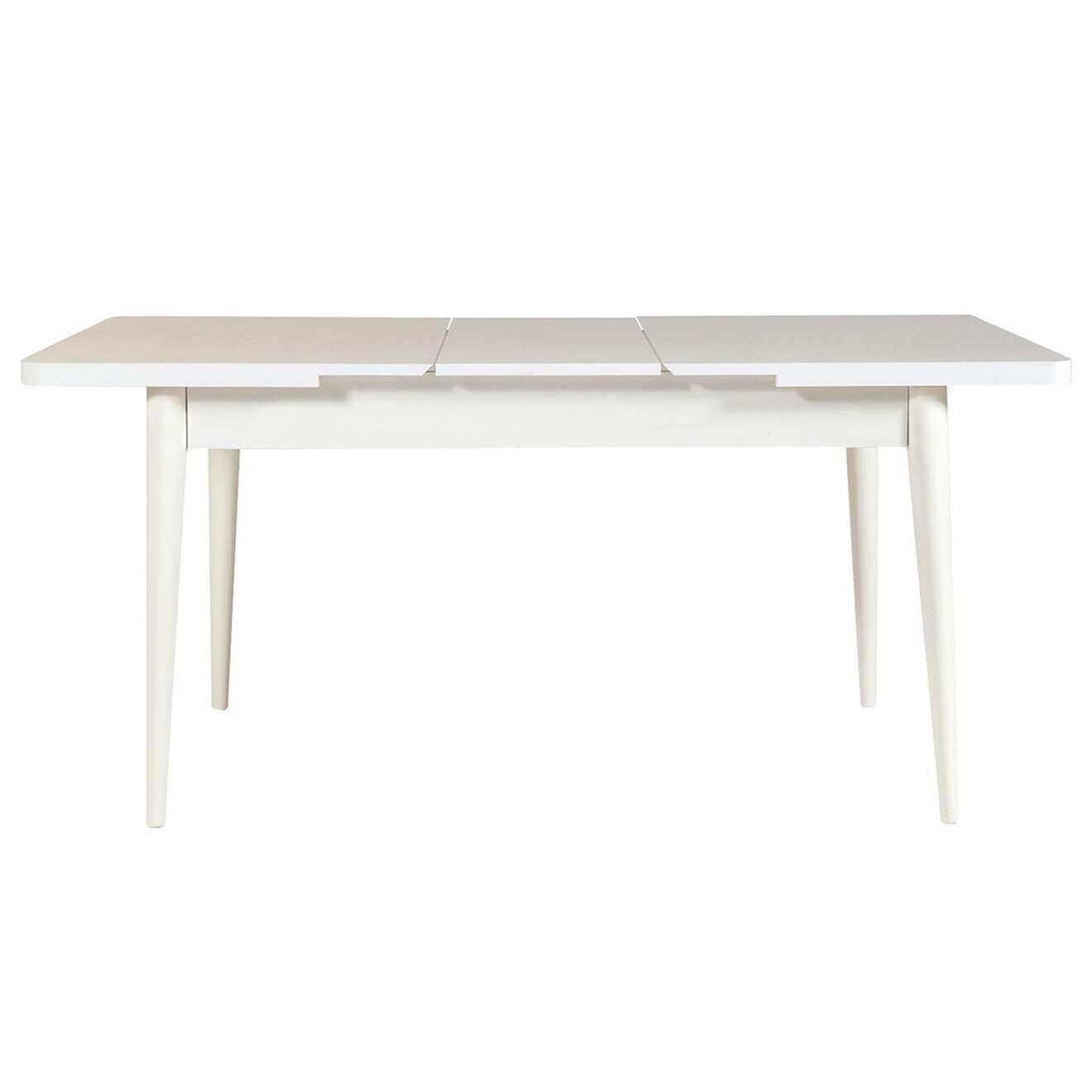 Homitis Ensemble Table + 2 Chaises + 2 Bancs Vina 1053 blanc/anthracite
