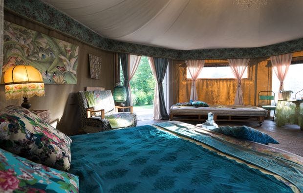 Glamping - Lodge Tent Übernachtung in Mirano bei Venedig als Geschenk