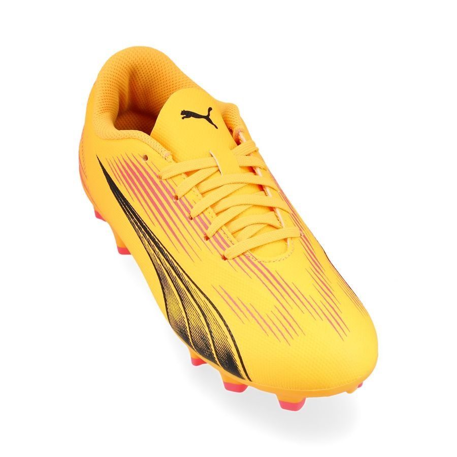 PUMA Ultra Play FG/AG Forever Faster - Sun Stream/Noir/Crépuscule Enfant