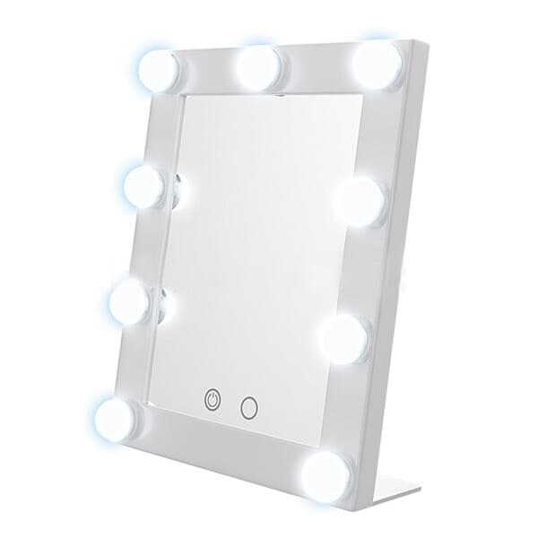 Make-up-spejl med LED-lys og touch-kontrol