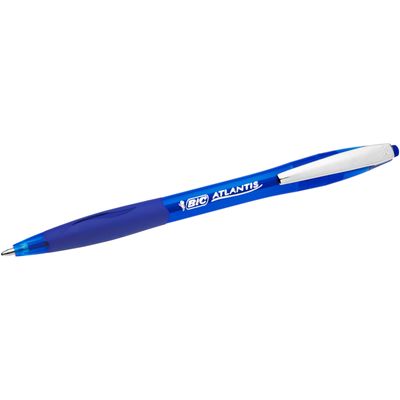 BIC ATLANTIS Soft - Stylo à bille - bleu - rétractable