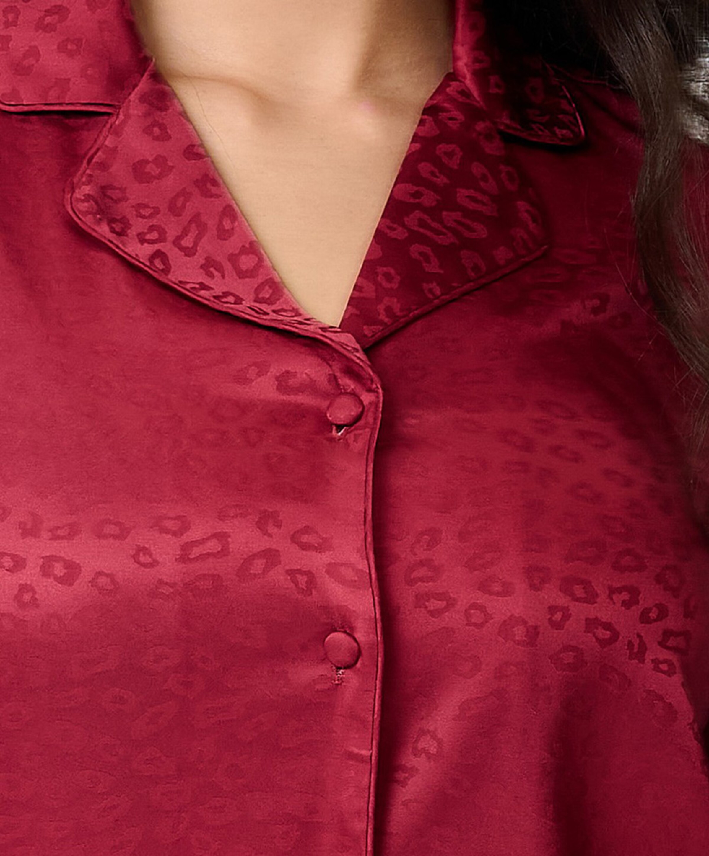LingaDore Dames pyjama bordeaux