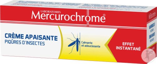Mercurochrome Crème Apaisante Piqûres de Moustique Tube 50ml