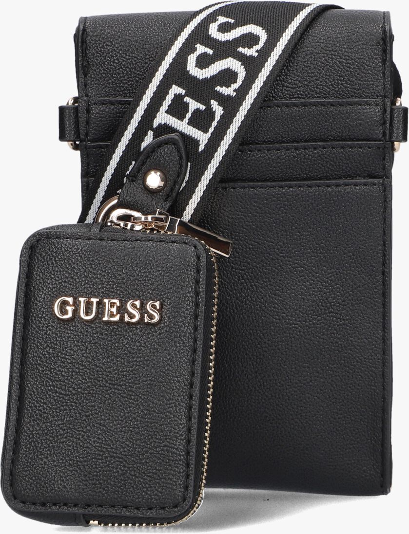 GUESS zwarte guess schoudertas latona flap chit