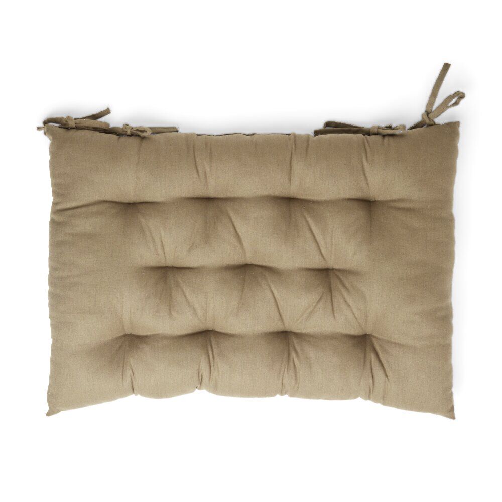 Coussin tête de lit rectangulaire vert kaki 50x70cm