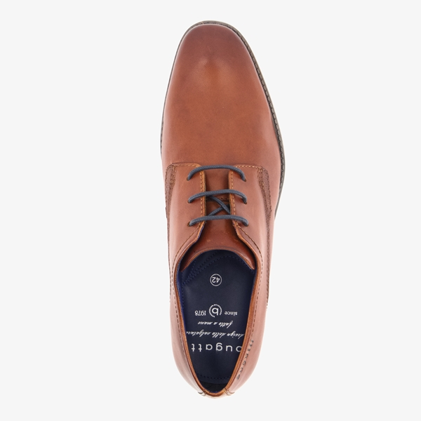 Bugatti Malco leren heren veterschoenen bruin
