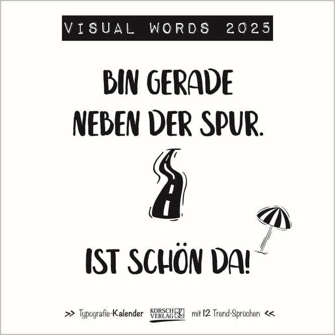 Kalender - 2025 - Visual Words