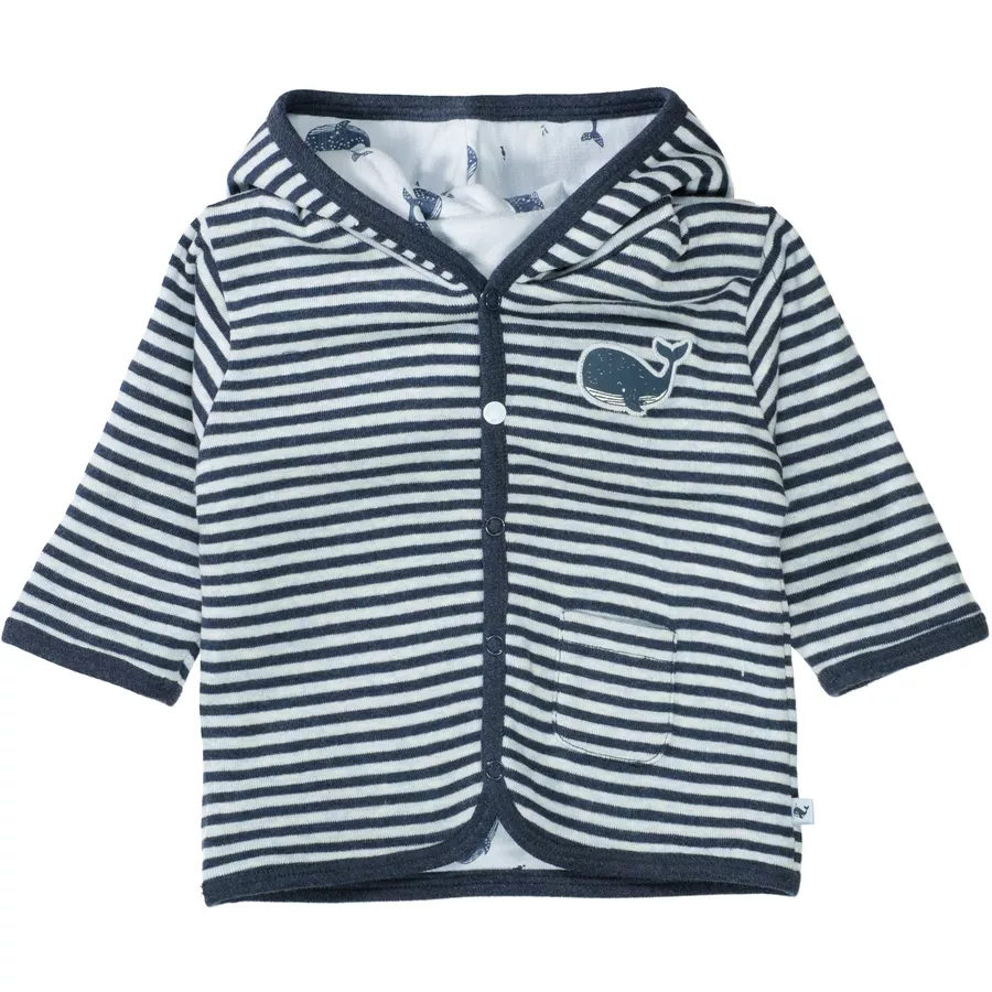 STACCATO Wendejacke sea blue gemustert