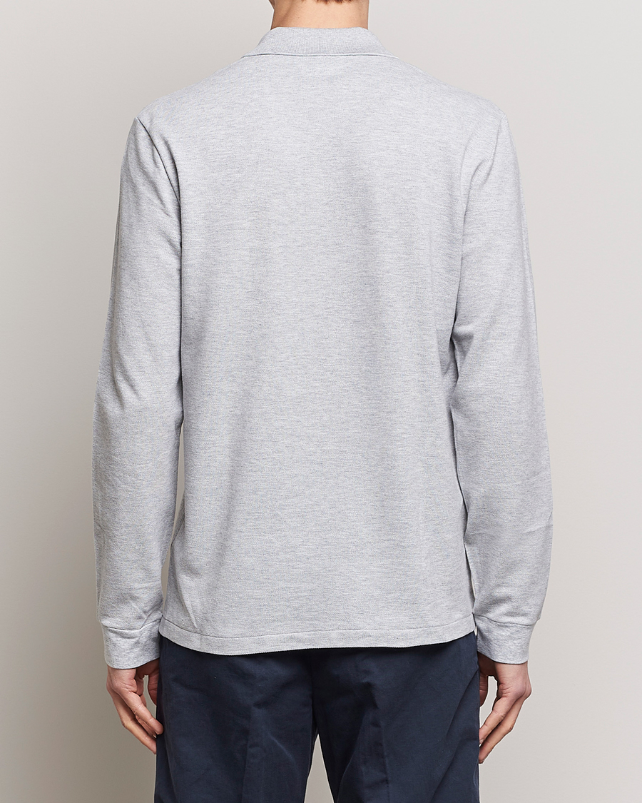 Lacoste Original Long Sleeve Polo Piké Silver Chine