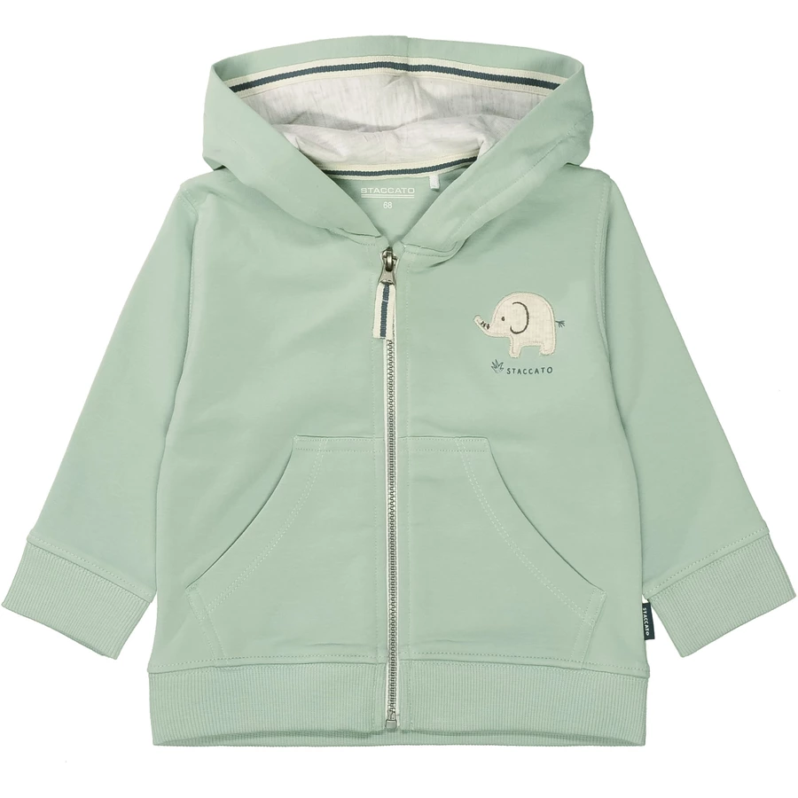 STACCATO Sweatjacke dark mint