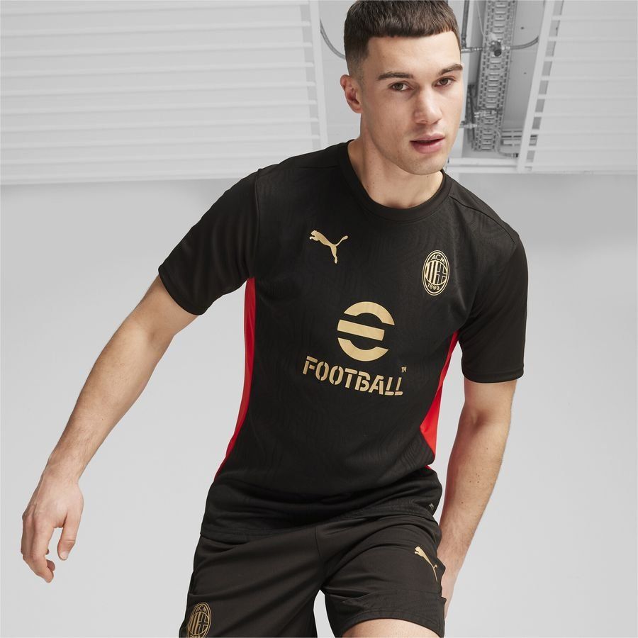 Milan AC T-shirt d'Entraînement - Noir/For All Time Red