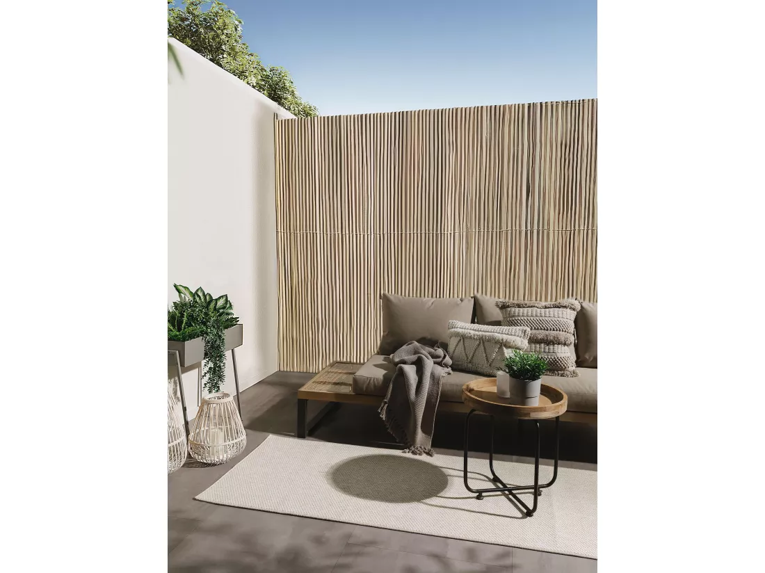 Tapis d'extérieur & intérieur Iowa Crème 80x300 cm
