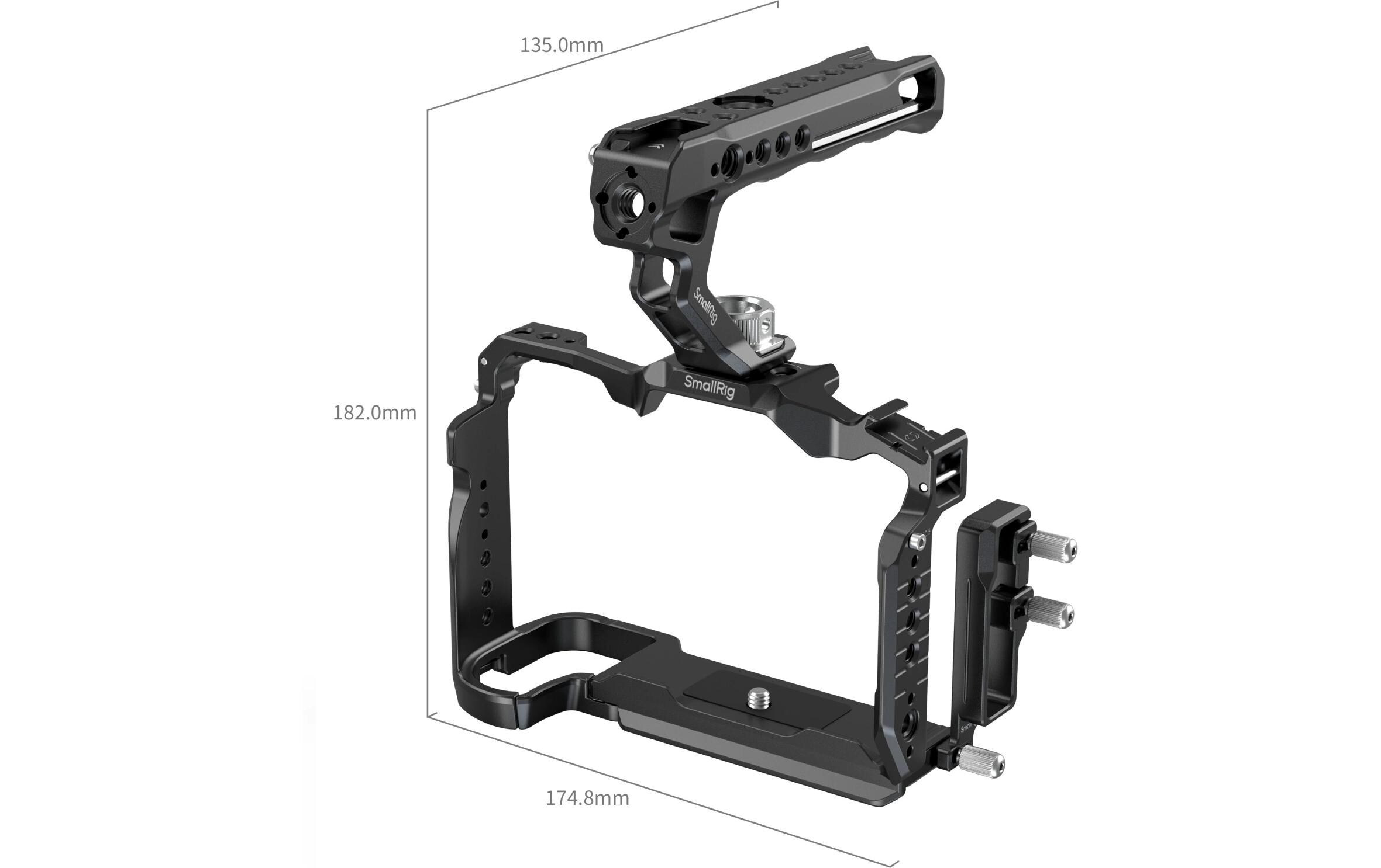 Cage Kit für Nikon Z 6III<br>Schützt die Kamera und ermöglicht dennoch den Zugriff auf die Schnittstellen
