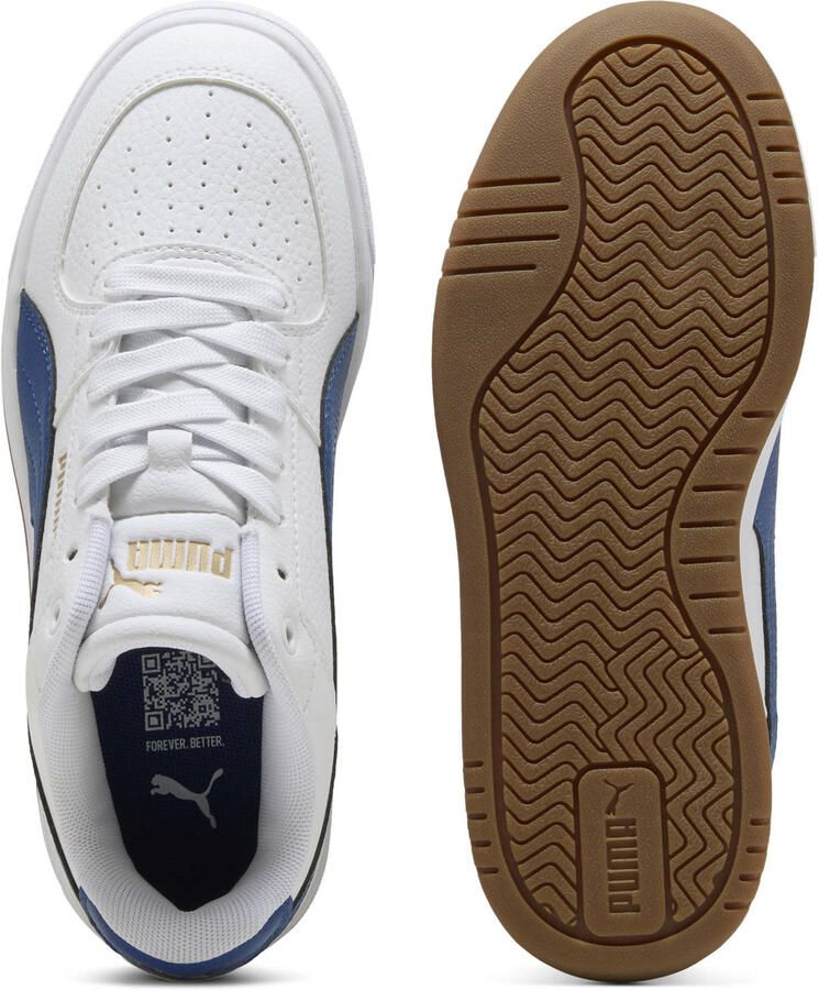 Puma Caven III sneakers wit kobaltblauw