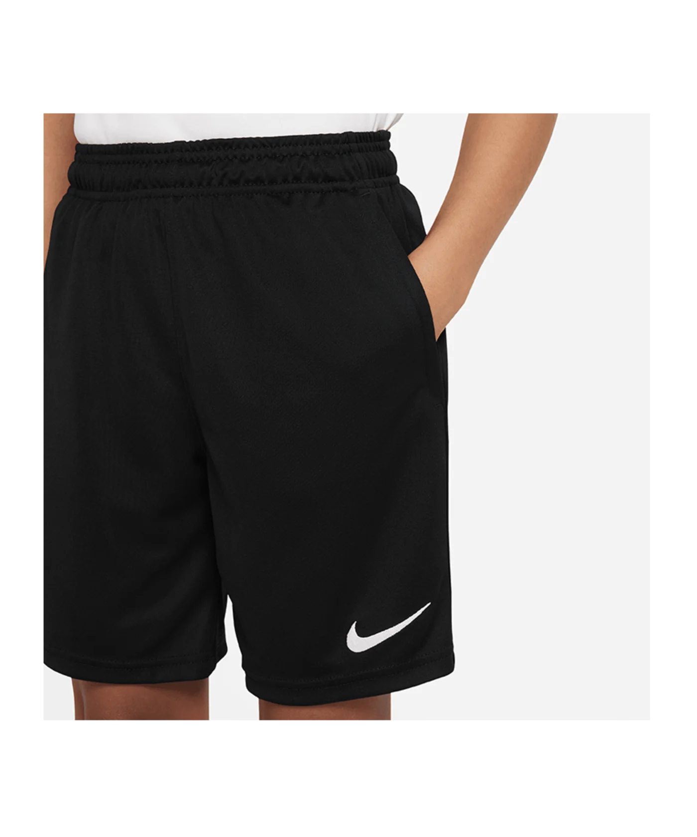 Nike Park 20 Knit Short Kids Schwarz Weiss F010