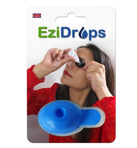 EZIDROPS Augentropfenapplikator<br>1 Stück, blau