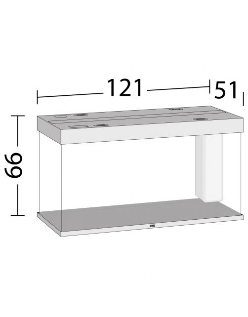 Juwel Aquarium Rio 350 Led 121x51x66 cm - Aquaria