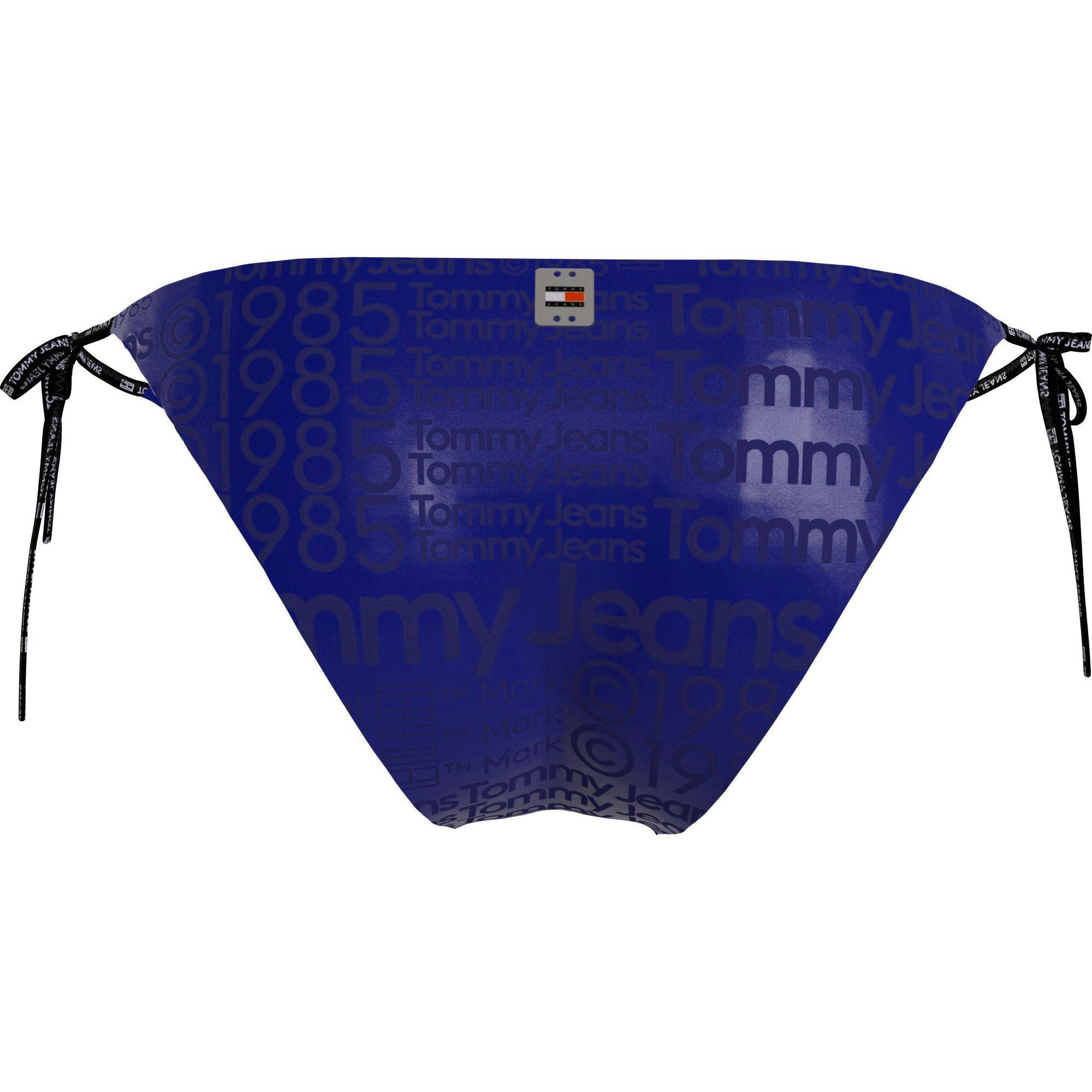Tommy Hilfiger TB Logo Tie Side Bikini Bottoms Womens