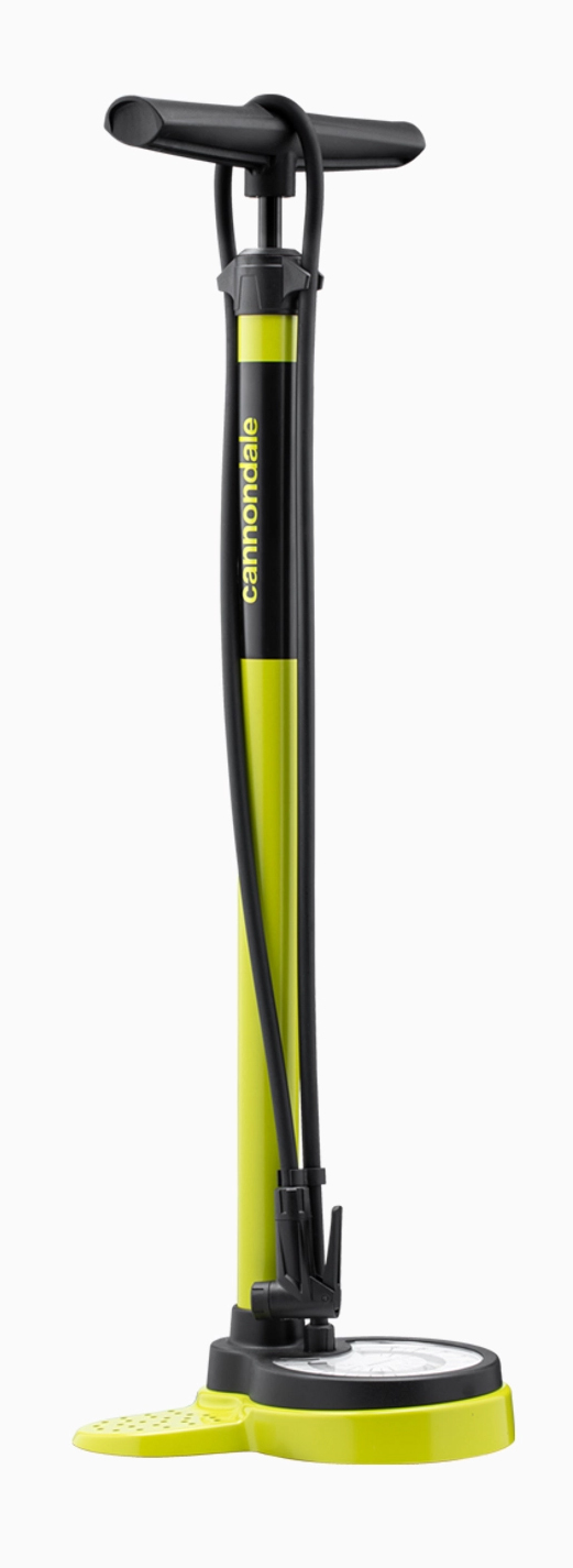 Essential Floor Pump HLT/Yellow
