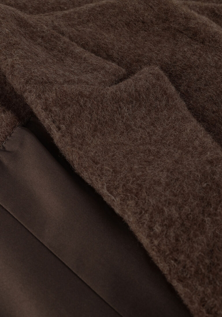 OBJECT grijze object mantel objolga wool coat noos