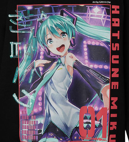 Name It Bluse - NkfJolina - Hatsunemiku - Sort