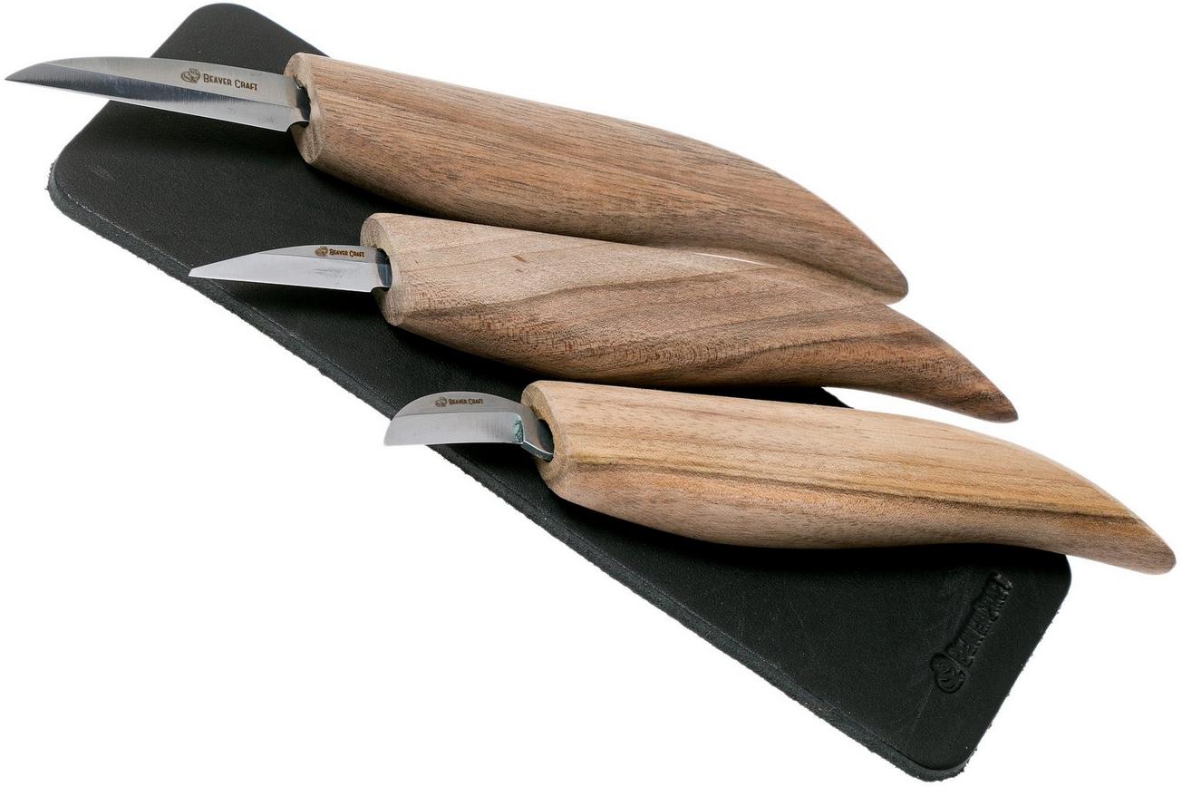 BeaverCraft Starter Chip and Whittle Knife Set S15x Limited Edition houtsnijset