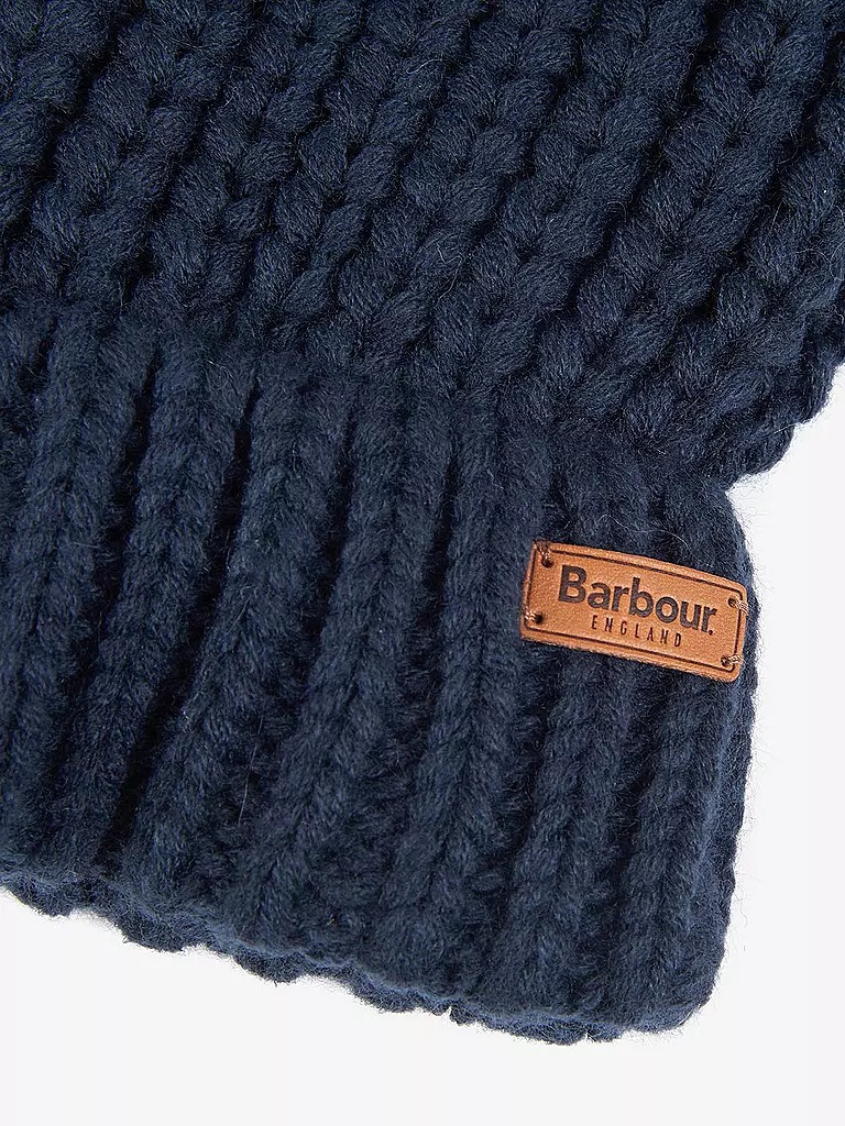BARBOUR Mütze - Haube SALTBURN dunkelblau