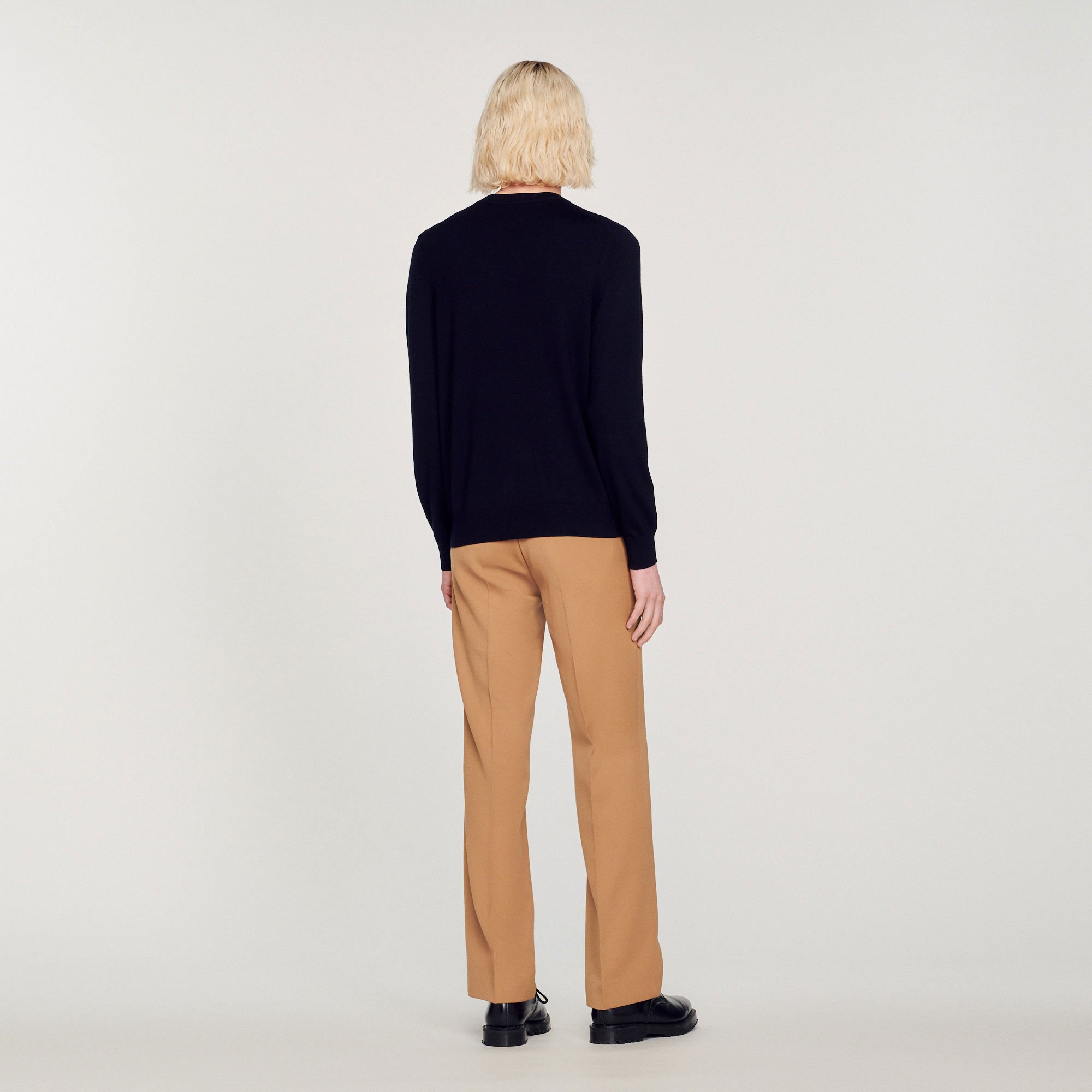 Pull en maille fine en laine