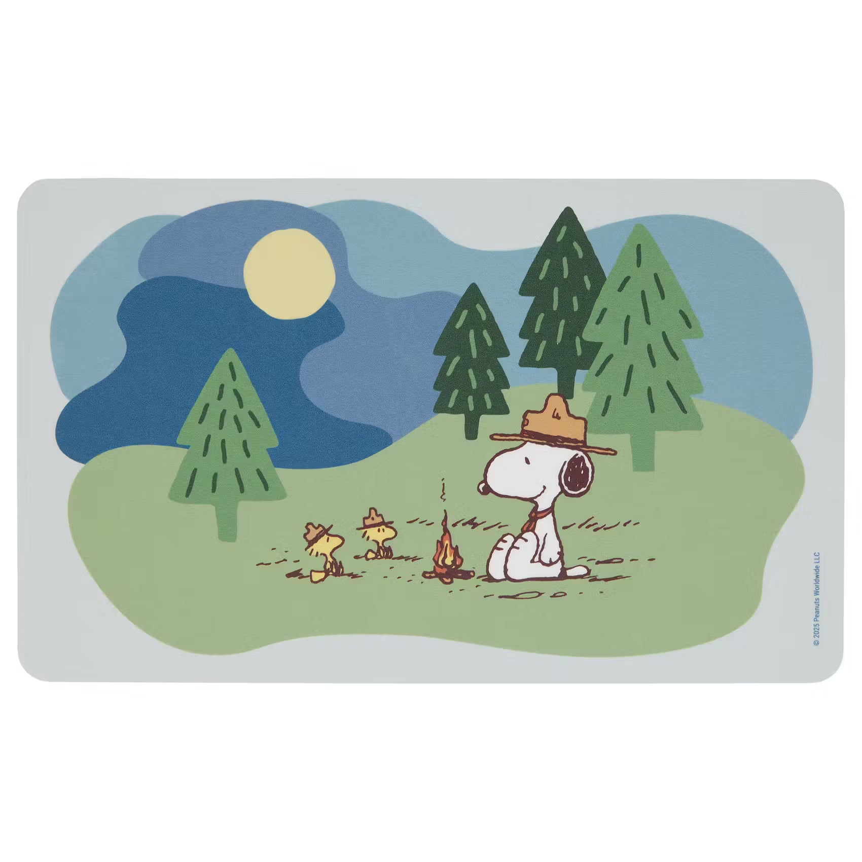 PEANUTS Frühstücksbrettchen Lagerfeuer