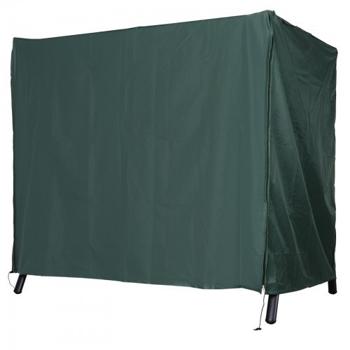 Capa para balanço Outsunny verde com zíper
