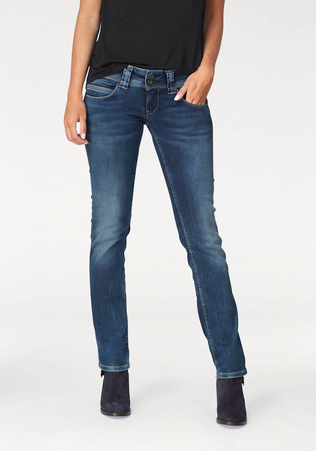 Pepe Jeans Straight-Jeans »VENUS«, mit schmalem Bein